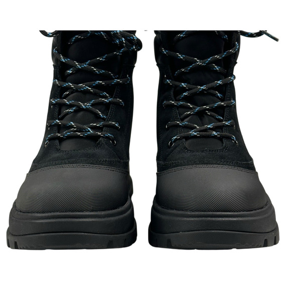 Koolaburra by UGG Deza Lace-Up Utility Boots Womens Sz. 9 Black Suede New $120 A - Picture 3 of 15